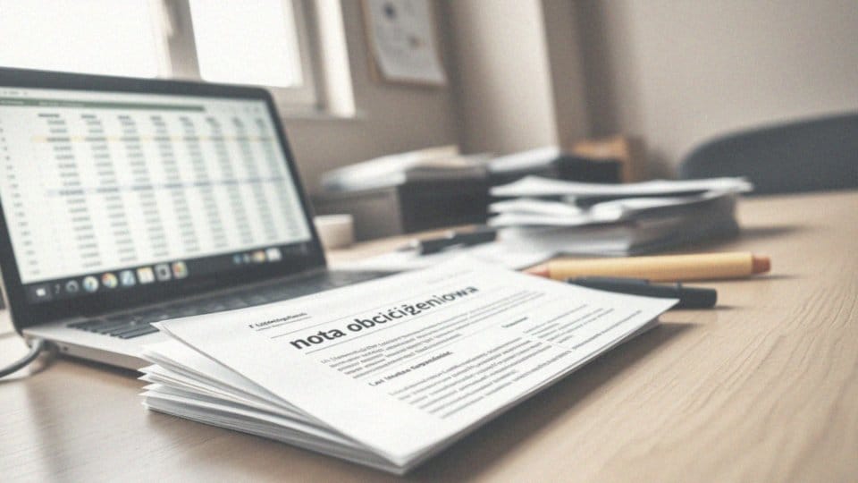 Jakie są przyczyny odmowy przyjęcia noty obciążeniowej?