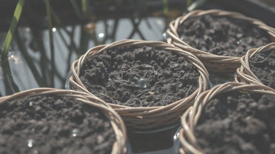 Co powinno znaleźć się w koszach do sadzenia lilii wodnych?