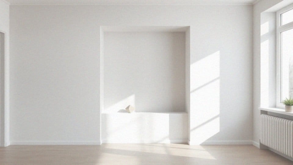 Kiedy wnęka powinna być pomalowana w kolorze ściany?