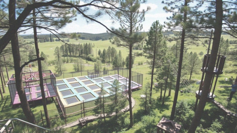 Co oferują parki linowe i parki trampolin na Dolnym Śląsku?
