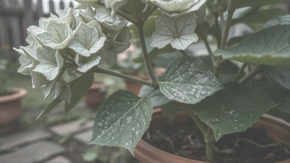 Jakie choroby grzybowe mogą dotknąć hortensje zimujące?