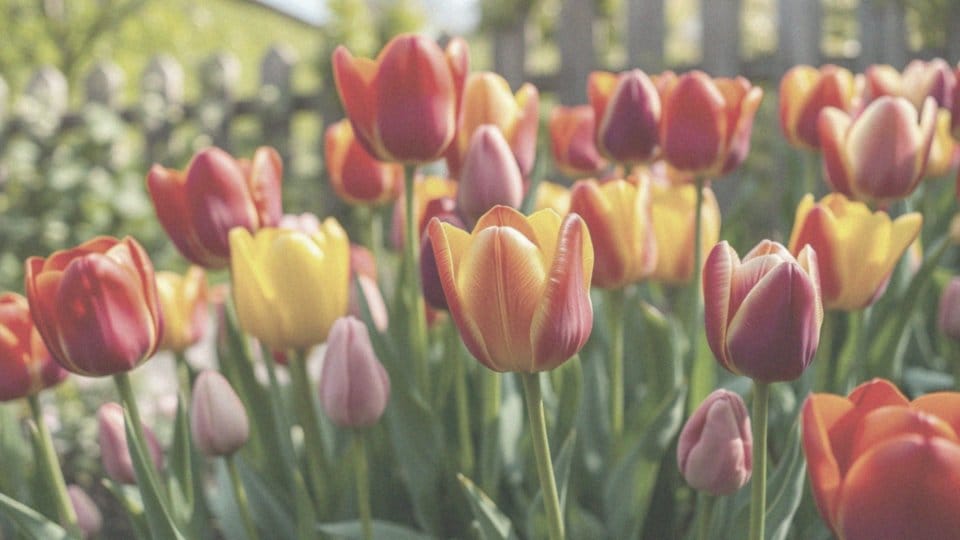 Jakie gatunki tulipanów mogą kwitnąć wiosną?