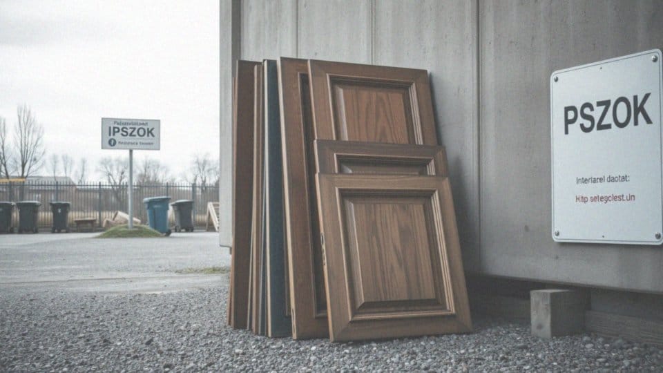 Jakie są możliwości oddania drzwi do PSZOK-u?