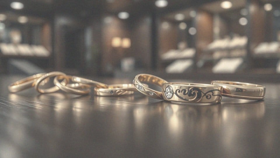 Jakie elementy mogą wpływać na cenę złotych pierścionków obrączkowych?