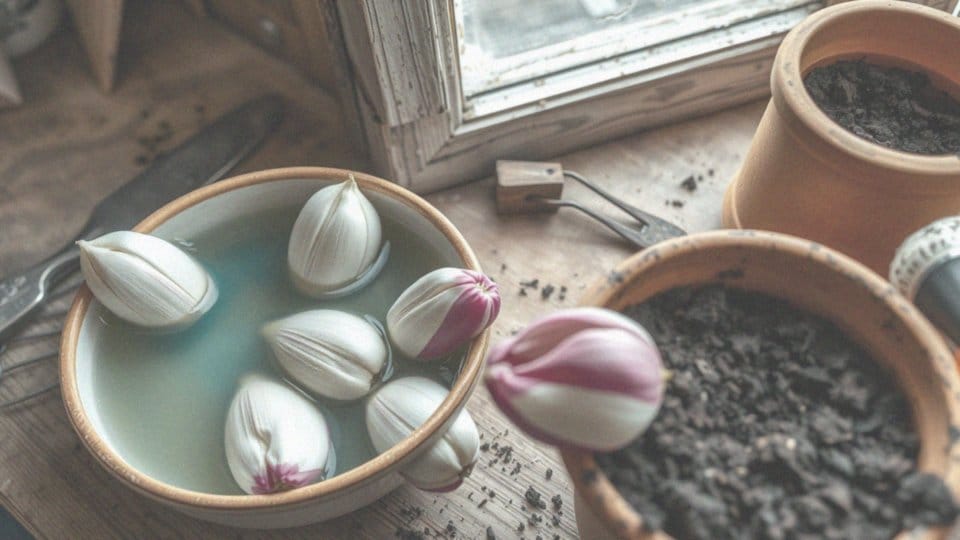 Jak przygotować cebulki tulipanów do pędzenia w doniczkach?