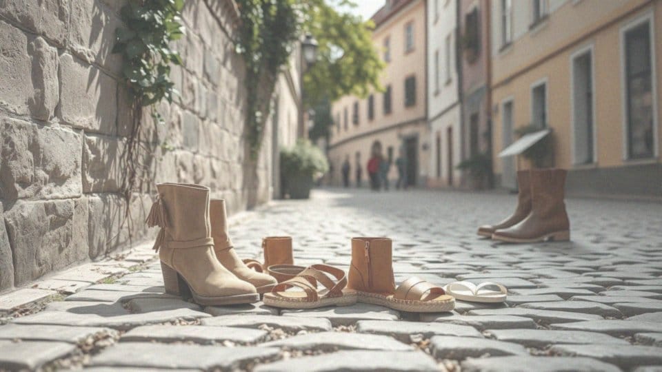 Jakie buty boho pasują do granatowej sukienki?