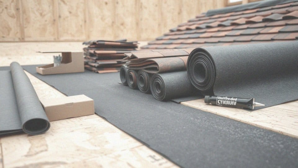 Jakie materiały są potrzebne do montażu gontów bitumicznych?