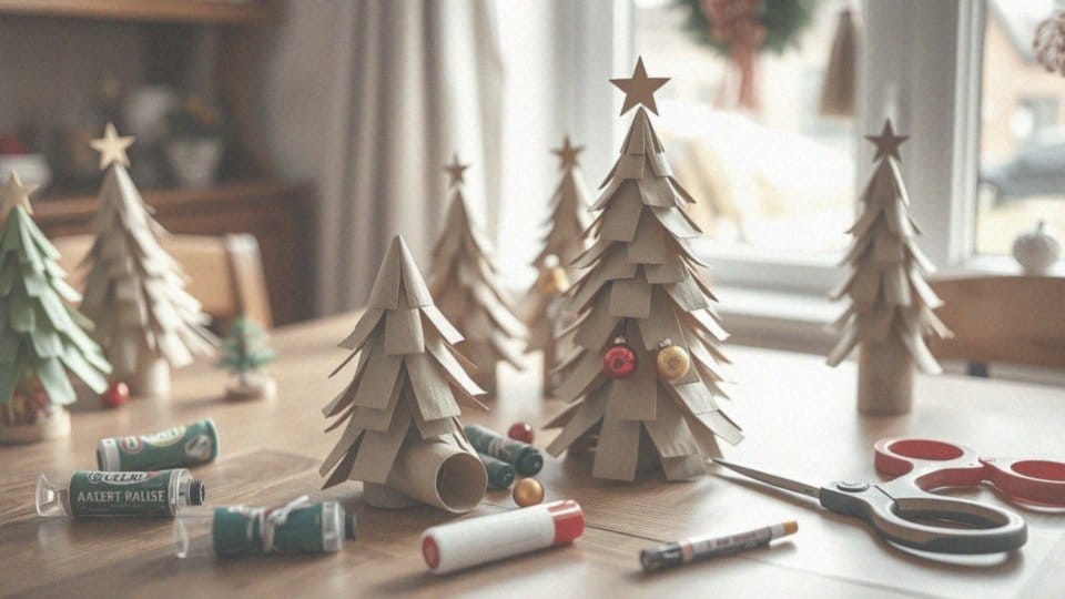 Choinka z papieru toaletowego – proste pomysły na ekologiczne dekoracje