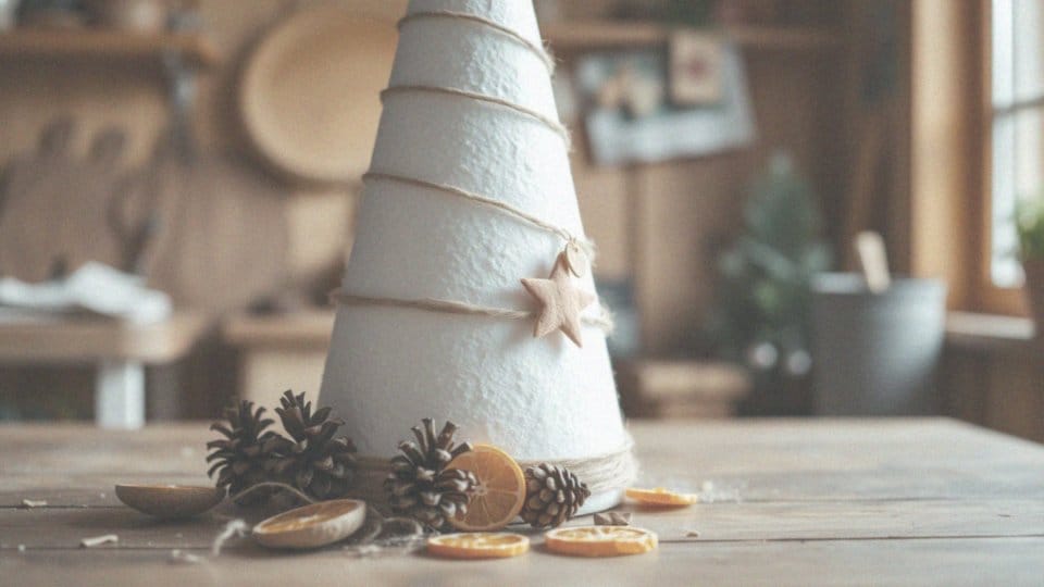 Choinka ze styropianu jak ozdobić? Kreatywne inspiracje DIY