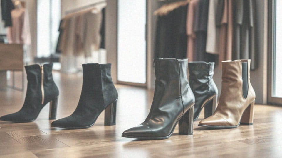 Eleganckie botki do sukienki – stylowe inspiracje i porady