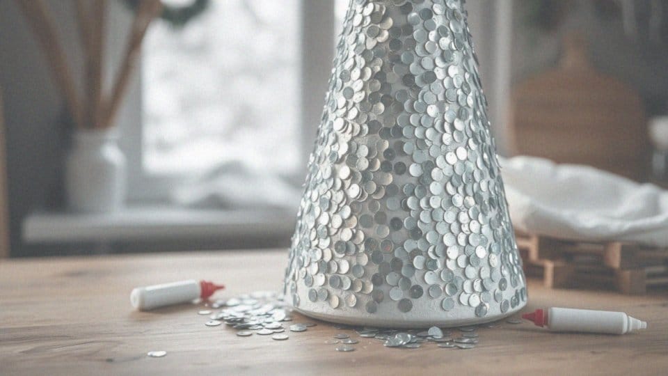 Jak ozdobić choinkę ze styropianu cekinami? Praktyczne porady i techniki