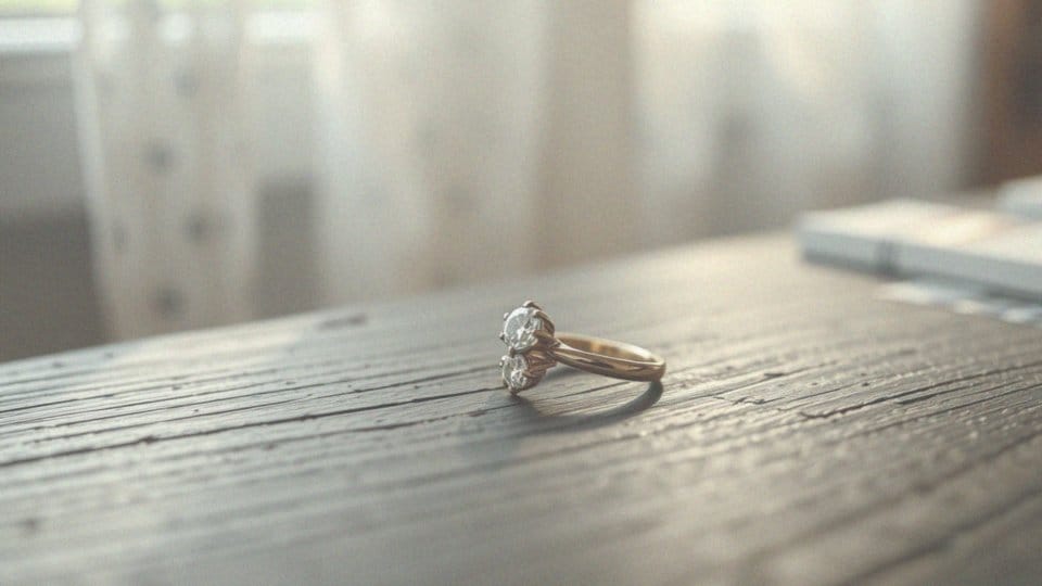 Kruk pierścionek zaręczynowy – symbol miłości i oddania