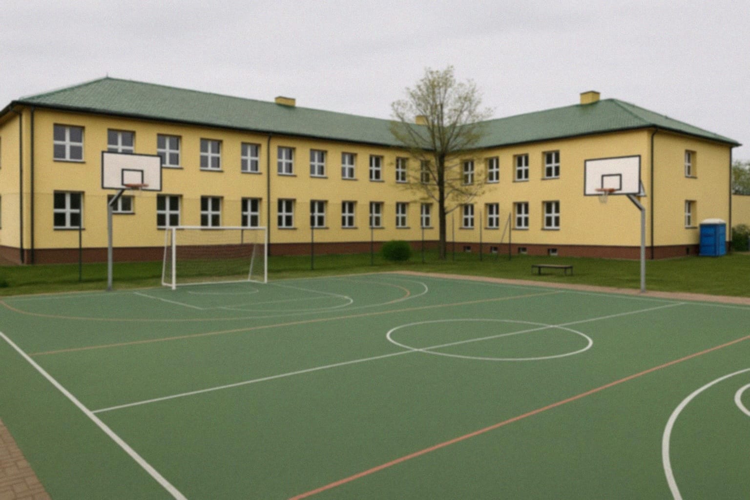 Choszczno zyskało nowy mural sportowy dzięki uczniom i lokalnej społeczności