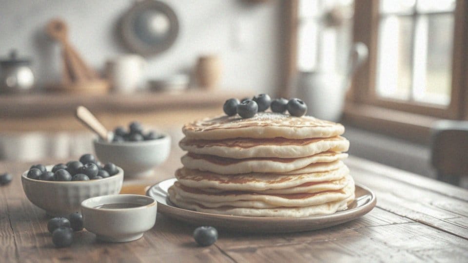 Puszyste racuchy na kefirze – przepis na szybkie i pyszne placki