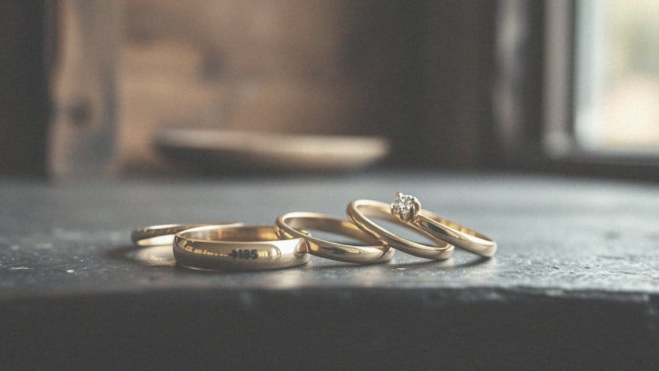 Złoty pierścionek obrączka 585 – elegancja i symbol miłości