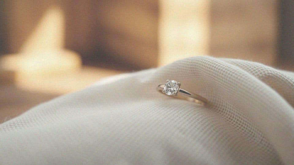 Złoty pierścionek z brylantem – elegancja i symbol miłości